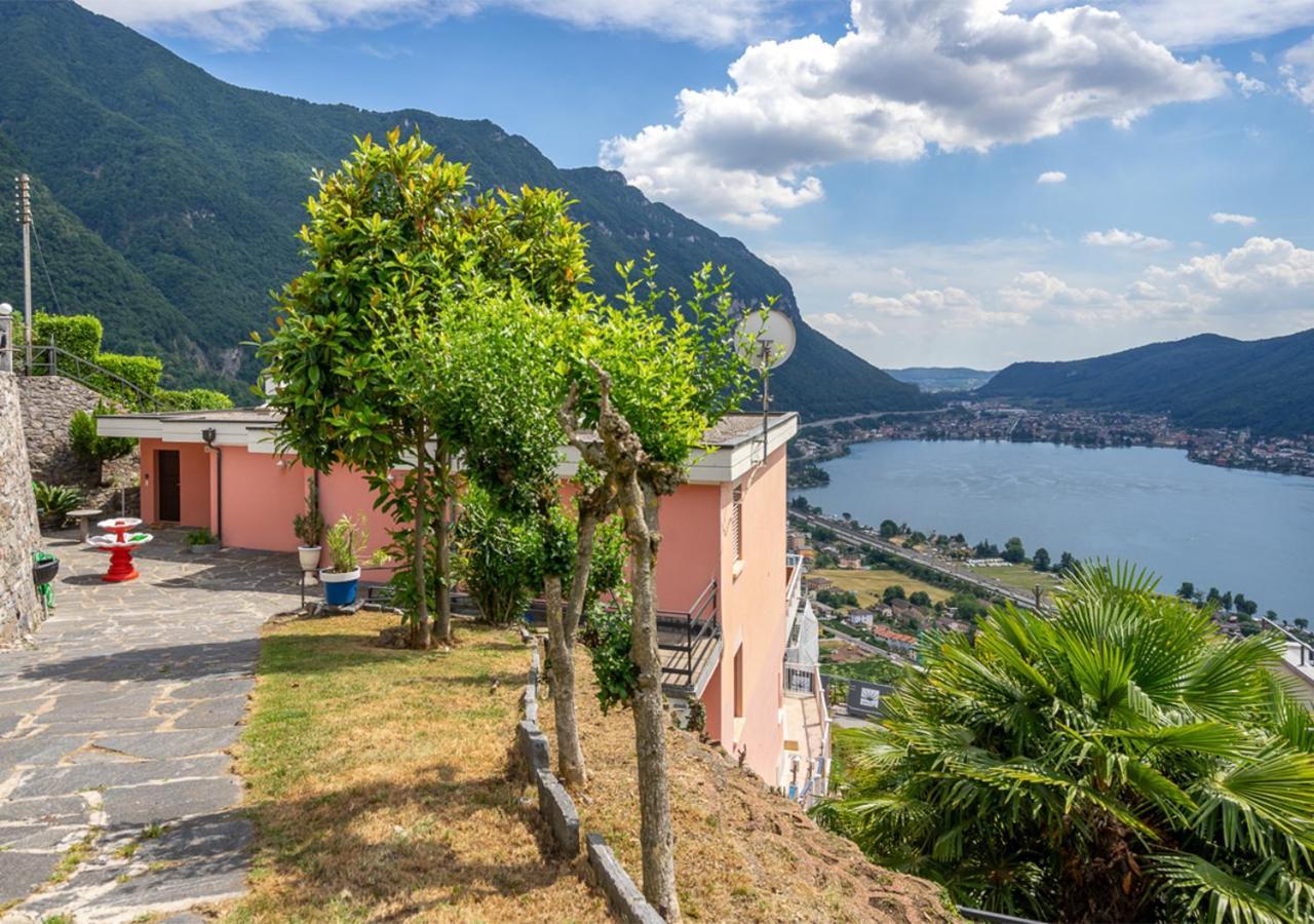 Casa Belvedere Rovio Exterior foto